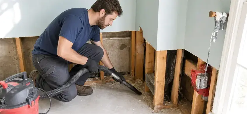 Drywall water damage repair in Bay Village, OH by Galloway Water Damage Restoration