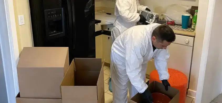 Contents restoration & pack-out in Bay Village, OH by Galloway Water Damage Restoration