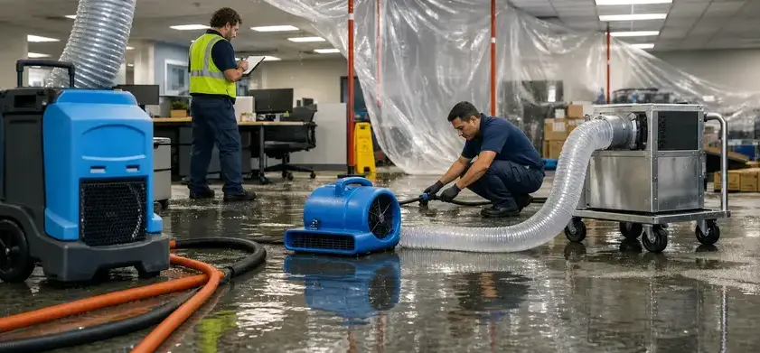 Commercial water damage restoration in Bay Village, OH by Galloway Water Damage Restoration